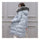 Winter Woman Down Coat Slim Middle Long Thick Fox Fur   blue   M - Mega Save Wholesale & Retail - 2