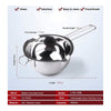 By Shiya 304 stainless steel chocolate melting pot impermeable Heat the butter melt melting pot bowl - Mega Save Wholesale & Retail - 2