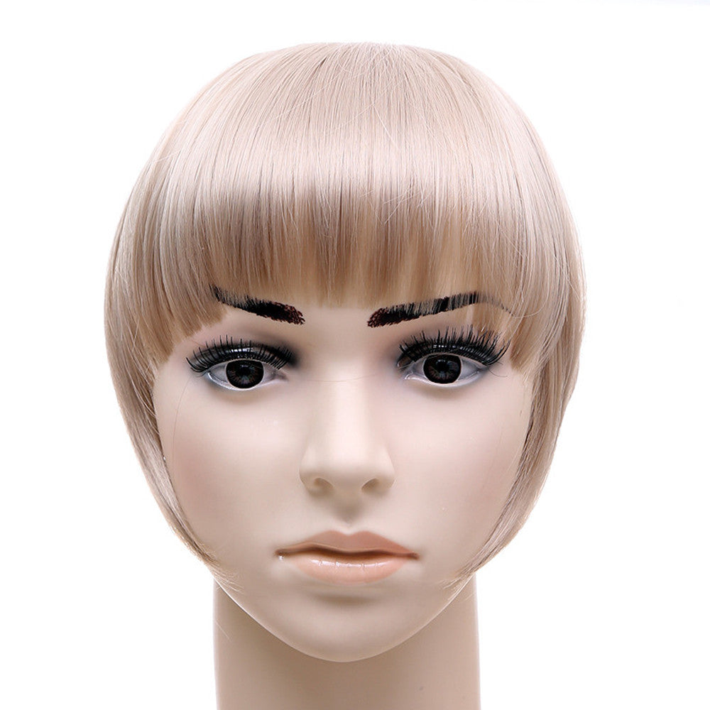 Blunt Bang with Temples Long Hair Card Type Wig     16#