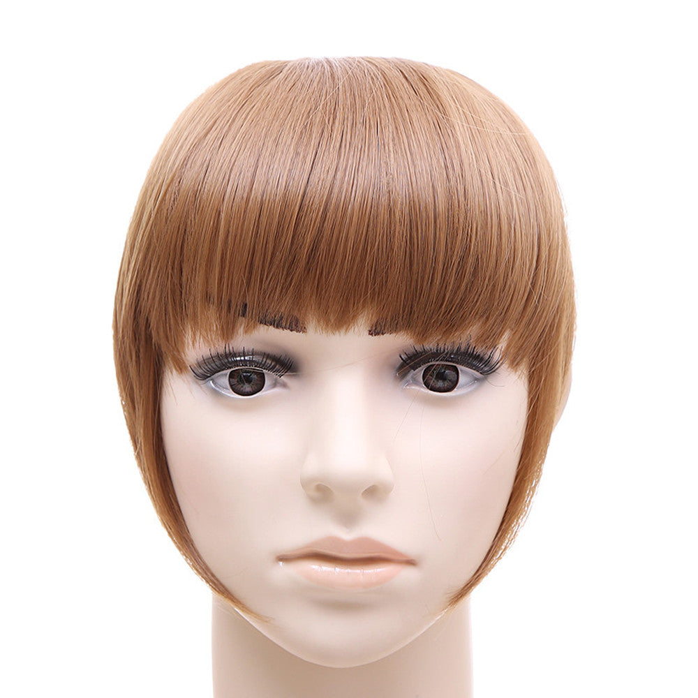 Blunt Bang with Temples Long Hair Card Type Wig     27#