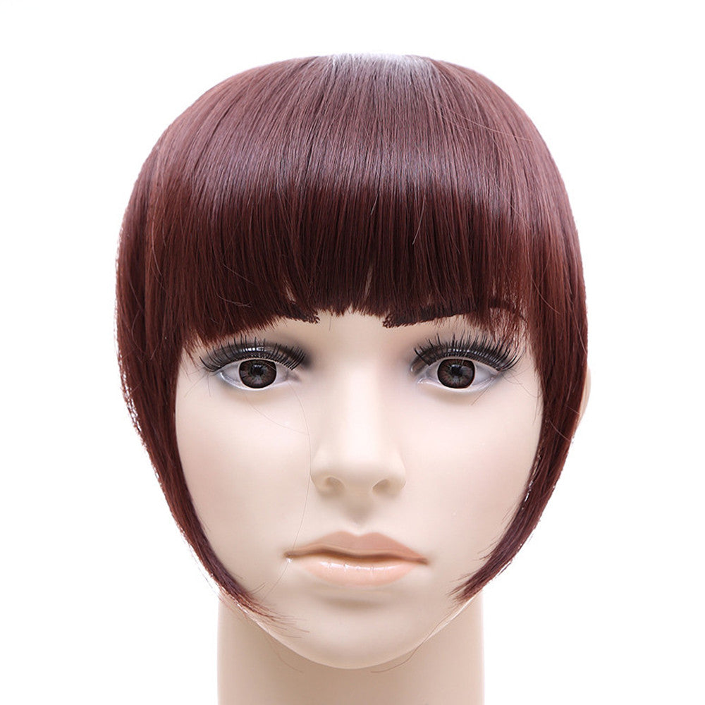 Blunt Bang with Temples Long Hair Card Type Wig     33#