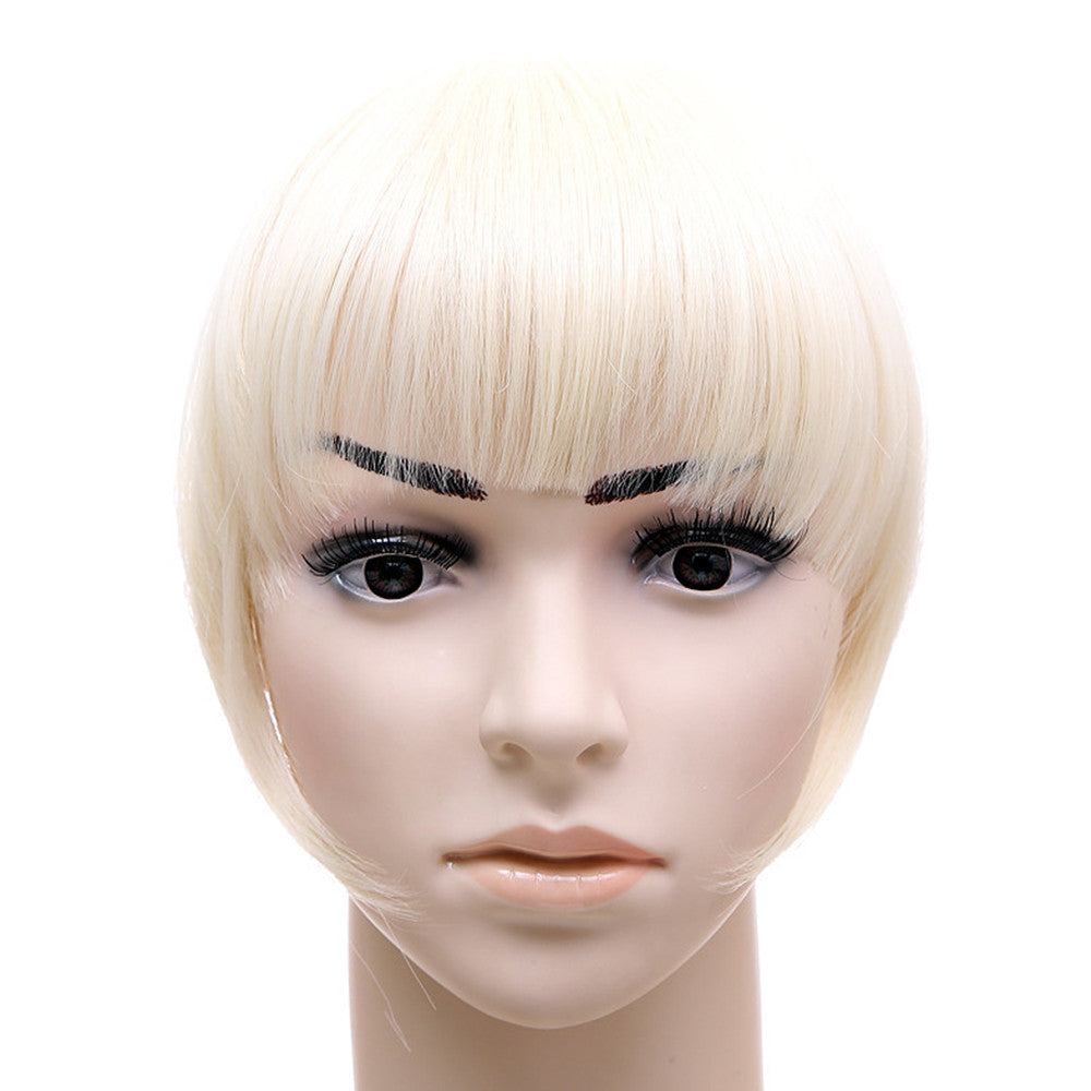 Blunt Bang with Temples Long Hair Card Type Wig     613#
