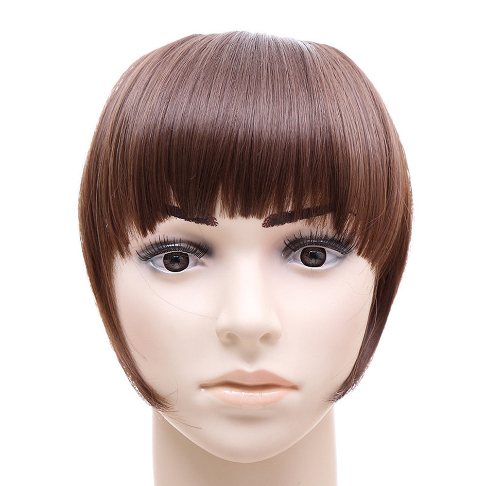 Blunt Bang with Temples Long Hair Card Type Wig     8#