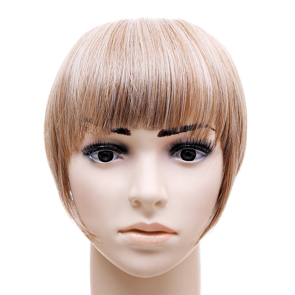 Blunt Bang with Temples Long Hair Card Type Wig     M27/613#