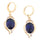 AAA Zircon Earrings 18K Gold Galvanization - Mega Save Wholesale & Retail - 3