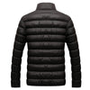 Man Down Coat Slim Warm Cotton Coat   colorful blue   M - Mega Save Wholesale & Retail - 2