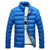 Man Down Coat Slim Warm Cotton Coat   colorful blue   M - Mega Save Wholesale & Retail - 1