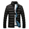 Man Down Coat Slim Warm Cotton Coat  black   M - Mega Save Wholesale & Retail - 1