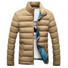 Man Down Coat Slim Warm Cotton Coat   khaki   M - Mega Save Wholesale & Retail - 1