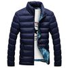 Man Down Coat Slim Warm Cotton Coat  dark blue   M - Mega Save Wholesale & Retail - 1