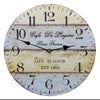 Hang Wall Clock Wooden Sildent Quartz anchor B - Mega Save Wholesale & Retail