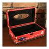 zakka England Vintage PU Leather Tissue Box   ZJH-1red - Mega Save Wholesale & Retail - 4