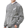 Man Cardigan Embroidery Coat Jacket Suit  grey   M - Mega Save Wholesale & Retail - 2