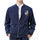 Man Cardigan Embroidery Coat Jacket Suit   dark blue  M - Mega Save Wholesale & Retail - 1