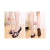 Old Beijing Black Summer Sandals for Women in National Style & Beautiful Embroidery Patterns - Mega Save Wholesale & Retail - 4