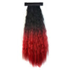 Wig Horsetail Corn Hot Gradient Ramp    black bright red PP05-1BTRED# - Mega Save Wholesale & Retail - 1