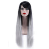 Grey Gradient Ramp Cap Synthetic Wig - Mega Save Wholesale & Retail - 1