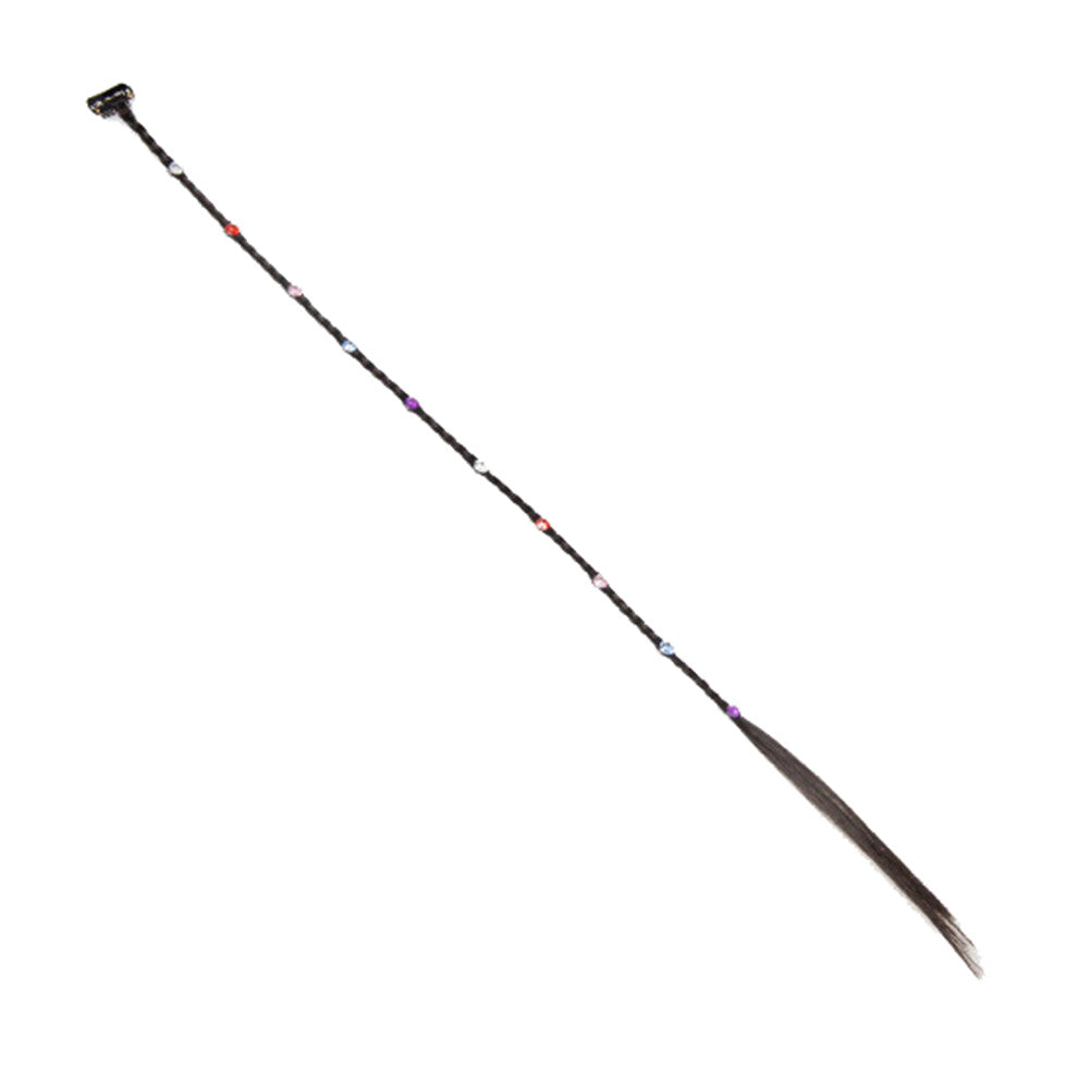 Diamond Crystal hair extension hair extension hair jewelry diamond, crystal diamond drill flash color diamond clip hair wig   BLACK BRAIDS + MIXING DRILL - Mega Save Wholesale & Retail - 1