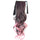 Gradient Ramp Horsetail Lace-up Curled Wig KBMW black to cherry pink - Mega Save Wholesale & Retail - 1