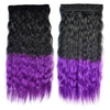 Wig Dyed Corn Hot Five Cards Hair Extension    black to violet - Mega Save Wholesale & Retail - 1