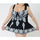 Fat Large Swimsuit Swimwear Bathing Suit Printing Skirt Type  black - Mega Save Wholesale & Retail - 1