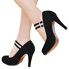 Bridal Wedding Thin Shoes  black - Mega Save Wholesale & Retail - 1