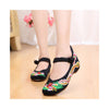 Colorful Phoenix Old Beijing Shoes for Women in Square National Style with Embroidery & Ankle Straps - Mega Save Wholesale & Retail - 1