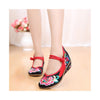 Old Beijing Black Embroidered Online Shoes for Women in National Slipsole Style & Buckle Fashion - Mega Save Wholesale & Retail - 1