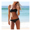 Swimwear Bikini Triangle Push-Ups Women  black  S - Mega Save Wholesale & Retail - 1