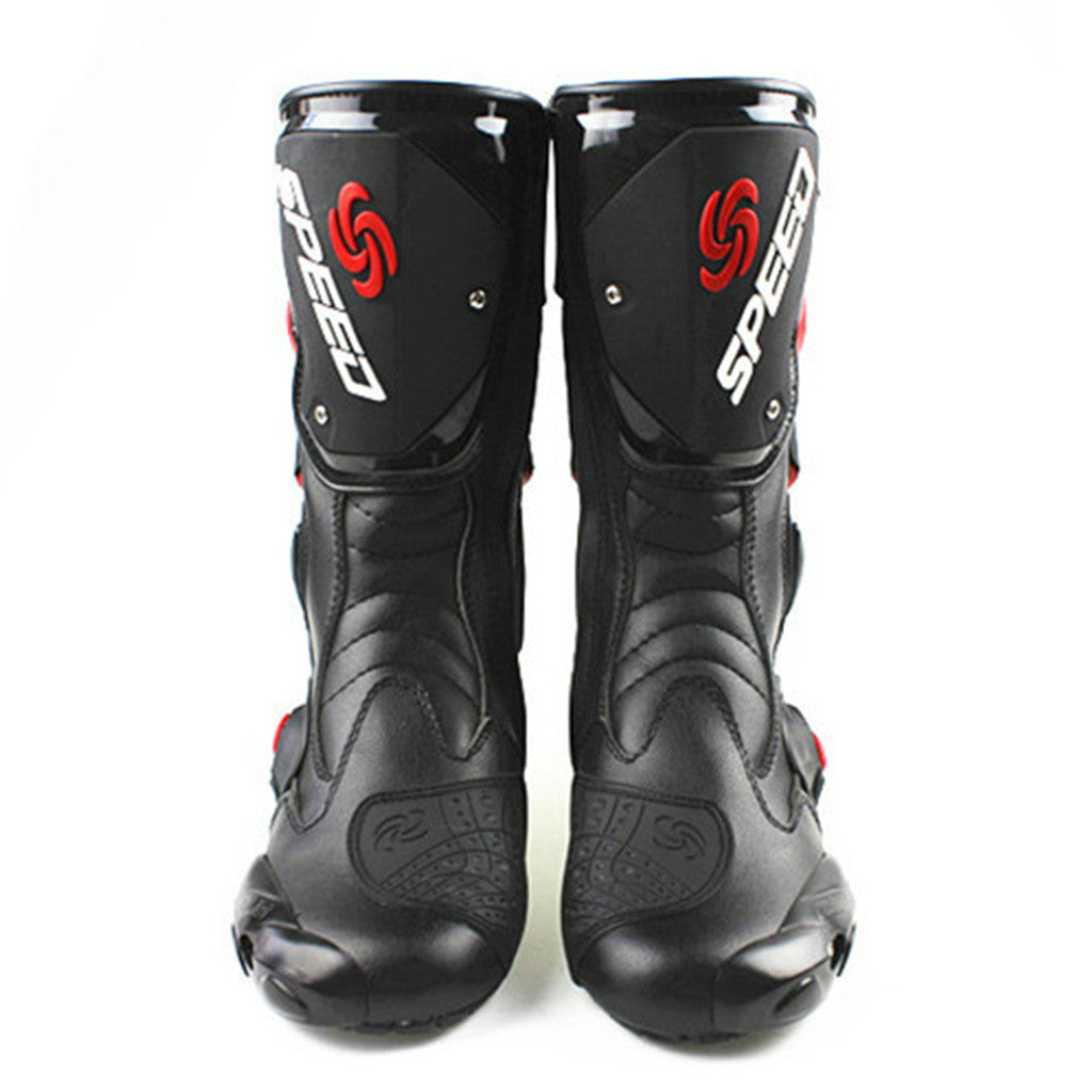 motorcycle shoes motorcycle race thigh boots cross-country boots game shoes cross-country knight boots     black  40 - Mega Save Wholesale & Retail - 1
