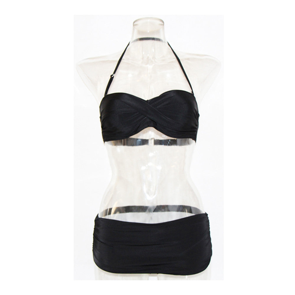 Women Swimwear Swimsuit Sexy Bikini  black  S - Mega Save Wholesale & Retail - 1