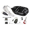 6.3mm Jack to USB Guitar Link Cable Adapter Guitar to PC MAC Recording Playback BLACK - Mega Save Wholesale & Retail - 2