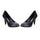 Plain Thin Shoes All-match High Heel Low-cut Round Last Plus Size  black - Mega Save Wholesale & Retail - 2