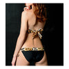 Siamesed Swimwear Swimsuit Black Leopard Print Women Bikini  leopard print  S - Mega Save Wholesale & Retail - 2