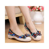Old Beijing Cloth Shoes Woman Embroidered Shoes Literary Style Slipsole Increased within  black - Mega Save Wholesale & Retail - 3