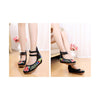 Old Beijing Cloth Shoes Embroidered Shoes High Heeled Shoes Woman National Style Slipsole Increased within  black - Mega Save Wholesale & Retail - 3