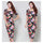 Hot Women Floral Print Slim Dress Bandage Bodycon Stretch Mini Pencil Dress White S - Mega Save Wholesale & Retail - 3
