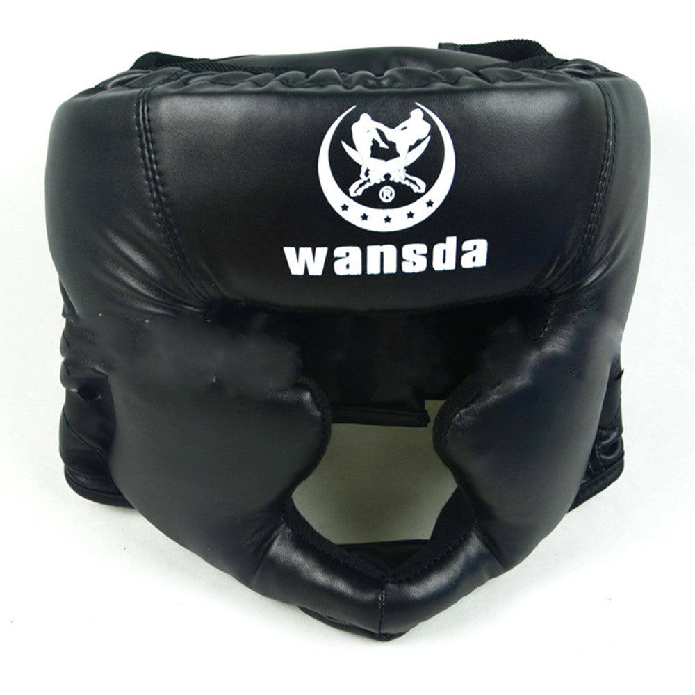 Close Boxing Head Protector Free Combat Helmet MMA UFC Muay Fight Protector  black - Mega Save Wholesale & Retail