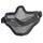 army fan outdoor protection untensil half-face wire protector field operation protection mask sports mask   full black - Mega Save Wholesale & Retail - 1