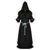 Halloween Cosplay Middle Ages Monk Wizard Christian black - Mega Save Wholesale & Retail - 1