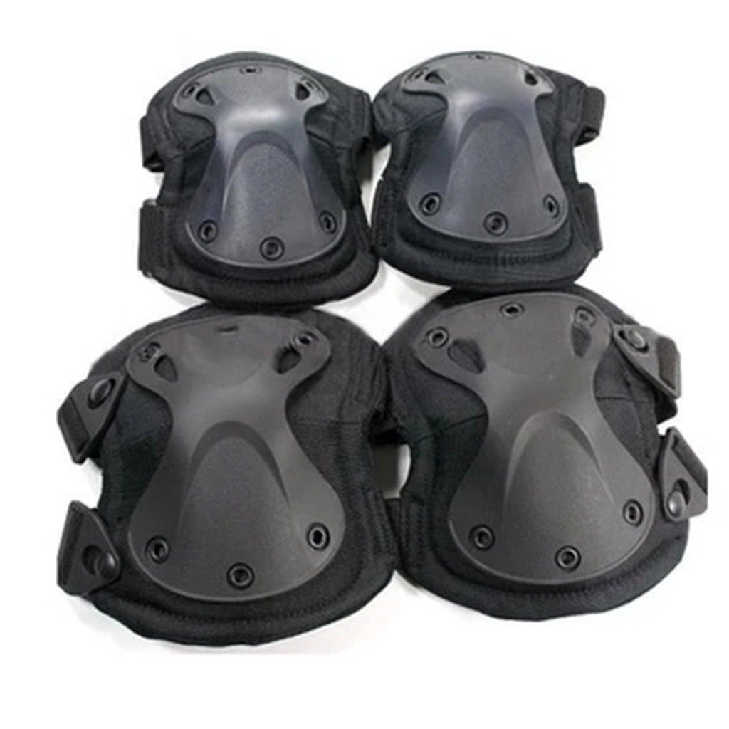 the protector tactical protector set camouflage kneelet elbow pad    black - Mega Save Wholesale & Retail - 1