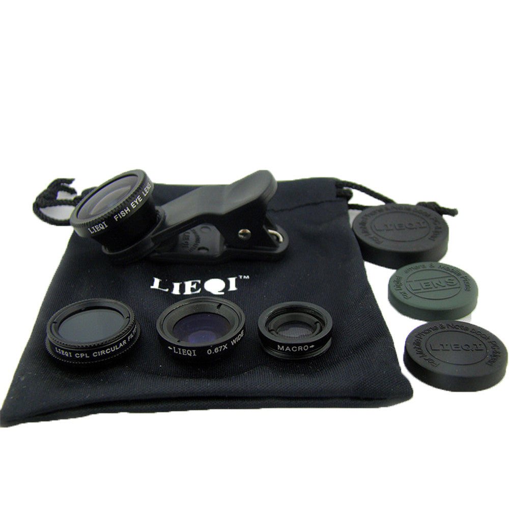 LIEQI LQ008 super wide-angle fisheye macro effects CPL filter Four cell phone camera - Mega Save Wholesale & Retail - 1