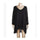 European Mini Chiffon A Shape Dress Fasionable black - Mega Save Wholesale & Retail - 1