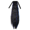 Corn Hot Lace-up Horsetail Gradient Ramp    black sapphire blue 2HBLUE2#