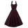Summer Halt Sexy Dress Woman Polka Dot Backless    black ground red dot    S - Mega Save Wholesale & Retail - 1