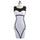 Woman Summer Black White Splicing Sexy Dress   S - Mega Save Wholesale & Retail - 1