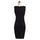 Woman Summer Black White Splicing Sexy Dress   S - Mega Save Wholesale & Retail - 2