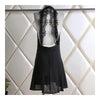Sleeveless Lace Splicing Sexy Halter Dress   S - Mega Save Wholesale & Retail - 2