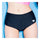 Woman Beach Boxers Panties Diving Surfing Black Heart Panties   S
