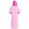 Muslim Long Sleeve Knit Long Dress   pink - Mega Save Wholesale & Retail - 3